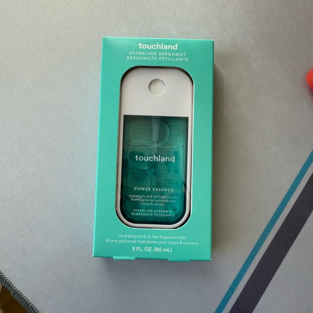 BNWT Touchland Power Essence Hydrating Body Hair Mist Sparkling Bergamot 2 Fl oz